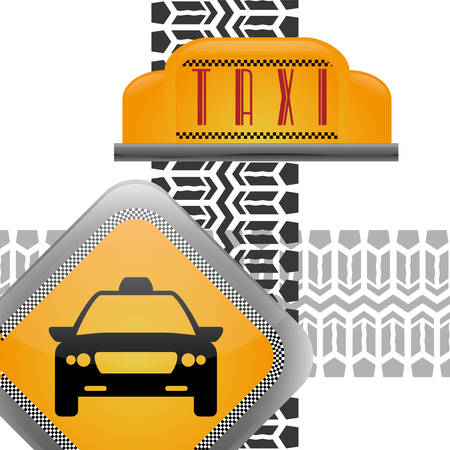 Taxi concept with service icon design, vector illustration 10 eps graphic.のイラスト素材