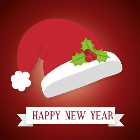 Merry christmas colorful card design, vector illustrationのイラスト素材