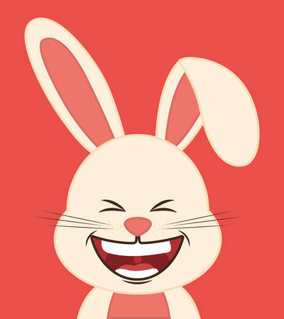 Funny cartoon face design, vector illustration eps 10.のイラスト素材