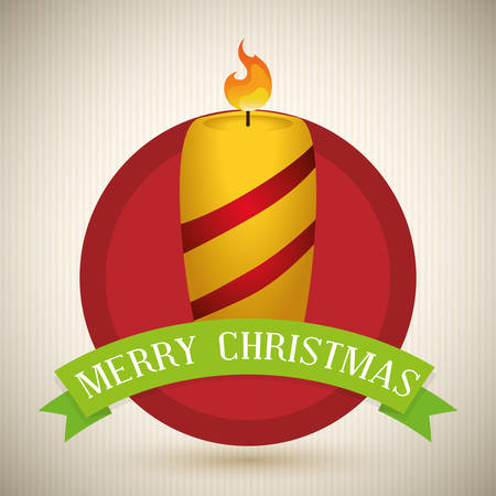 Merry Christmas concept and winter season decorations design, vector illustration 10 eps graphic.のイラスト素材