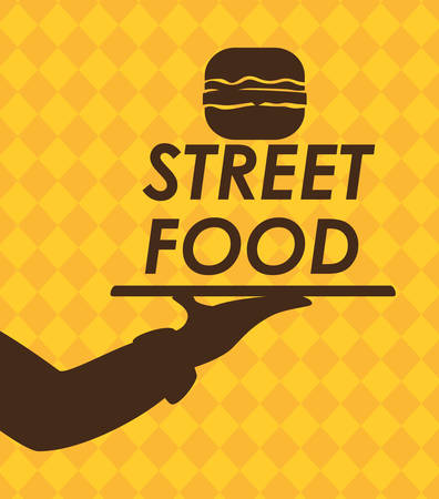 Fast Food concept and menu options design, vector illustration 10 eps graphic.のイラスト素材