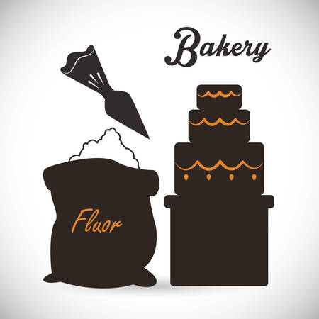 Bakery concept and bread design, vector illustration 10 eps graphic.のイラスト素材