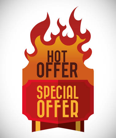 Special Offer concept and sale icons design, vector illustration 10 eps graphic.のイラスト素材