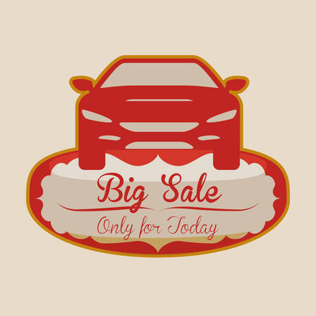 Car Sale concept and offer icons design, vector illustration 10 eps graphic.のイラスト素材