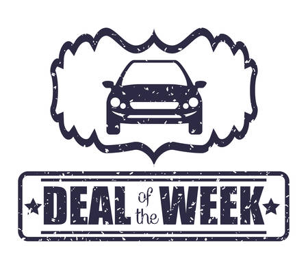 Car Sale concept and offer icons design, vector illustration 10 eps graphic.のイラスト素材