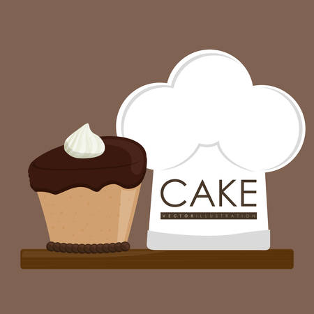 Cake concept and menu icons design, vector illustration  graphic.のイラスト素材