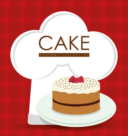 Cake concept and menu icons design, vector illustration graphic.のイラスト素材