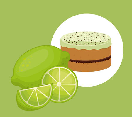 Cake concept and menu icons design, vector illustration  graphic.のイラスト素材