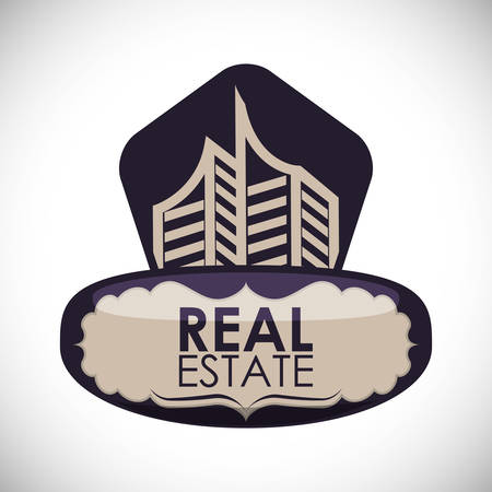Real Estate concept and residential icons design, vector illustration  のイラスト素材