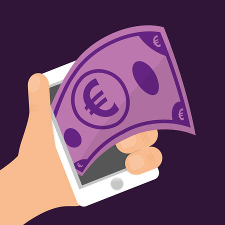Electronic payment and technology design, vector illustration eps10のイラスト素材