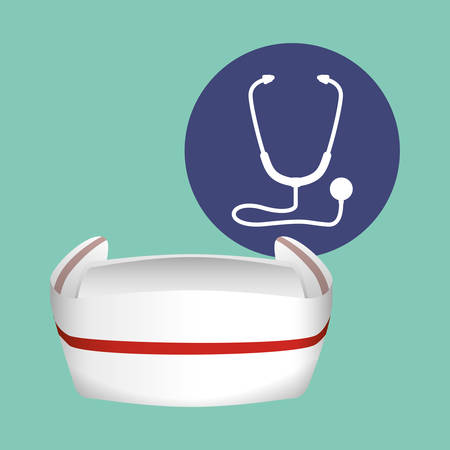 Medical concept with health care icons design, vector illustration 10 eps graphic.のイラスト素材