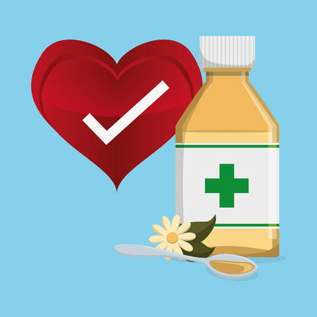 Medical concept with health care icons design, vector illustration 10 eps graphic.のイラスト素材