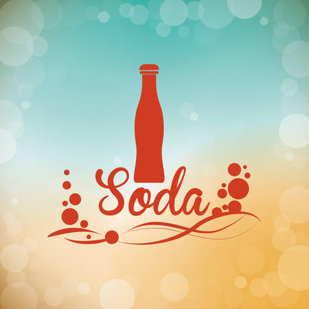 Drink concept about soda design, vector illustration のイラスト素材