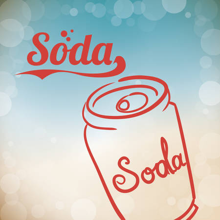 Drink concept about soda design, vector illustration のイラスト素材