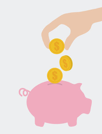 Business and money design, vector illustration のイラスト素材