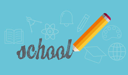 Back to school season design, vector illustration eps10.のイラスト素材