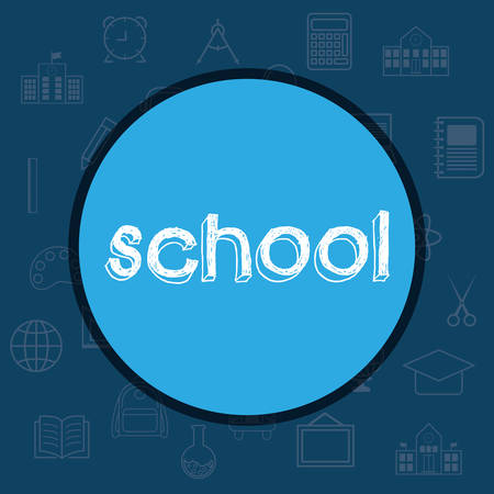 Back to school season design, vector illustration eps10.のイラスト素材