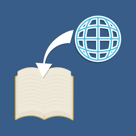 online education theme design, vector illustration eps10.のイラスト素材