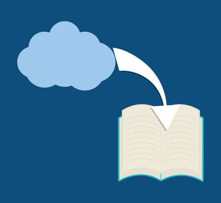 online education theme design, vector illustration eps10.のイラスト素材