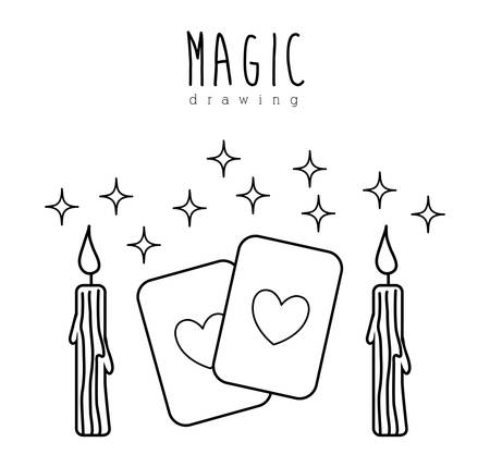 Magic graphic design, vector illustration eps10のイラスト素材