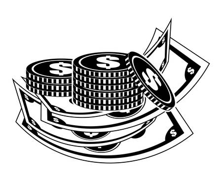 Saving money design, vector illustration eps10のイラスト素材