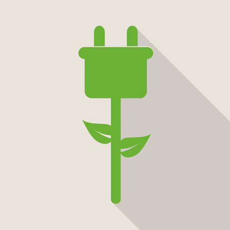 Go green ecology theme design, vector illustration.のイラスト素材