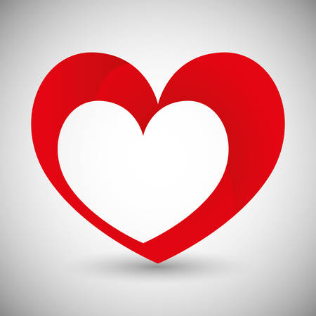 Love and hearts card design, vector illustrationのイラスト素材