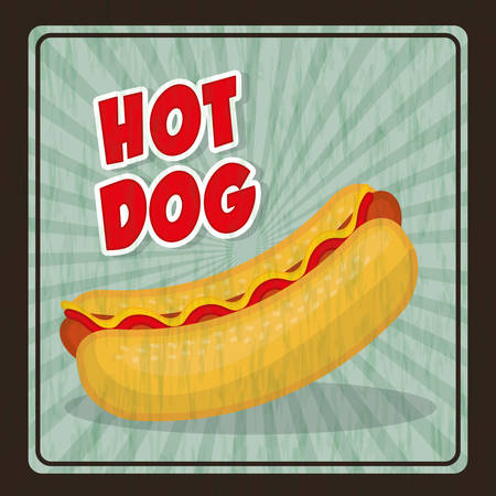 Fast food icon design, vector illustration graphic.のイラスト素材