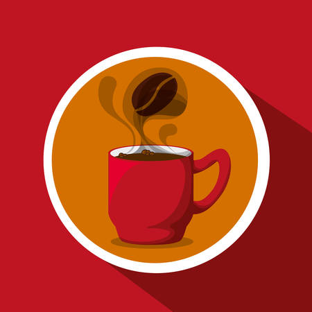 Coffee concept with coffee mug design, vector illustration 10 eps graphicのイラスト素材