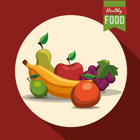 Food concept with menu icons design, vector illustration 10 eps graphicのイラスト素材
