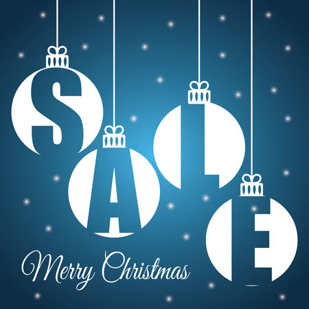 Shopping christmas offers and discounts season, vector illustration designのイラスト素材