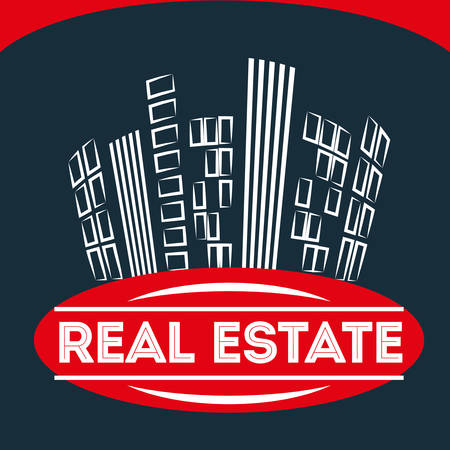Real Estate concept with building designのイラスト素材