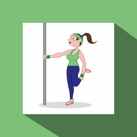 Fitness concept with gym icons designのイラスト素材