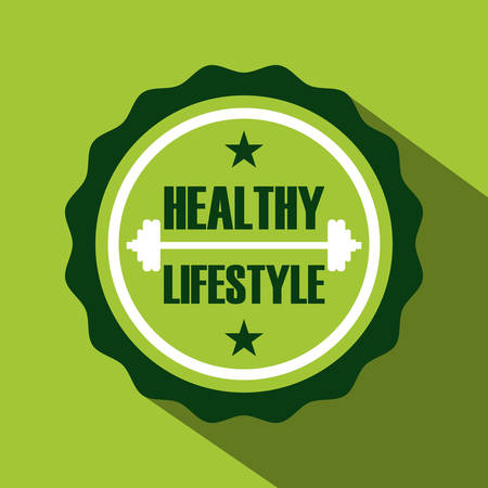 Fitness concept with gym icons designのイラスト素材