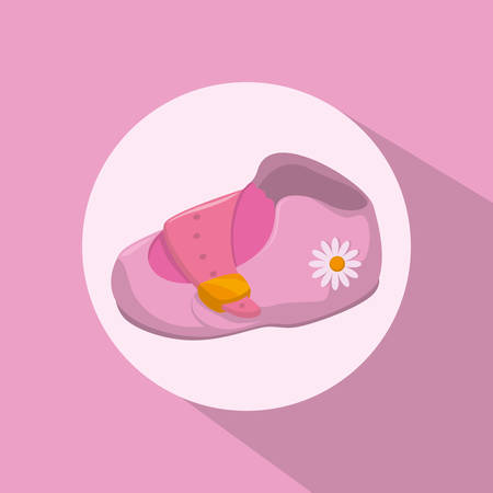 Baby Shower concept with cute icons designのイラスト素材