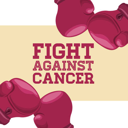 Breast Cancer concept with fight icons design, vector illustration  graphic.のイラスト素材