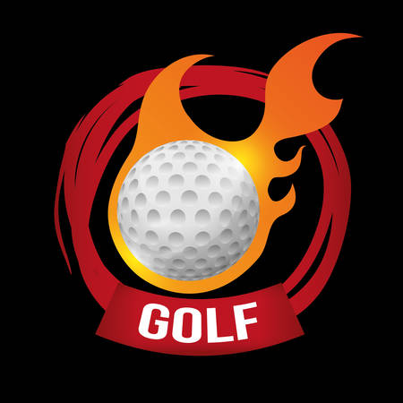 Golf concept with sport icons design, vector illustration 10 eps graphicのイラスト素材