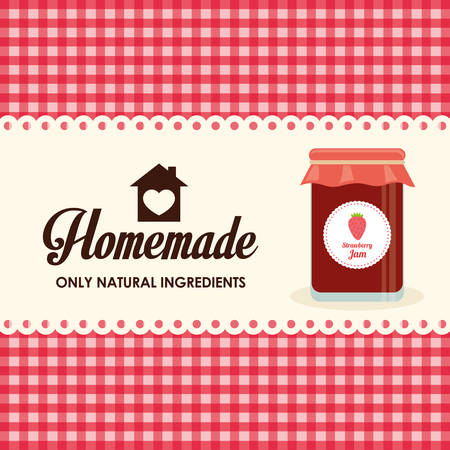 Homemade dessert graphic design, vector illustration eps10のイラスト素材