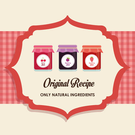 Homemade dessert graphic design, vector illustration eps10のイラスト素材