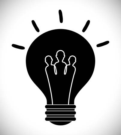 Business teamwork and leadership graphic design, vector illustration  のイラスト素材