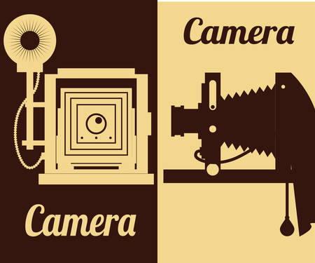 Camera concept and technology icons design, vector illustration 10 eps graphic.のイラスト素材