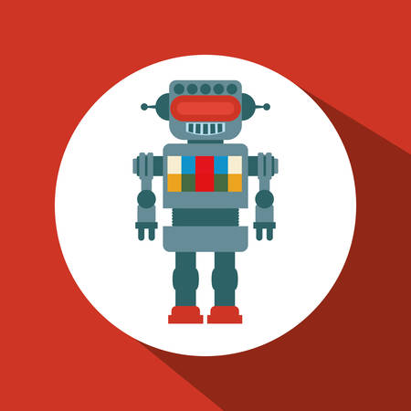 Robot concept and technology design, vector illustration 10 eps graphic.のイラスト素材