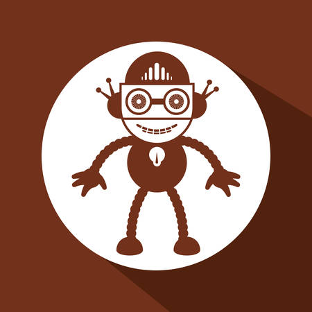 Robot concept and technology design, vector illustration 10 eps graphic.のイラスト素材