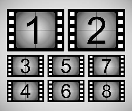 Film and cinema icons graphic design, vector illustration eps10のイラスト素材