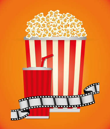 Film and cinema icons graphic design, vector illustration eps10のイラスト素材