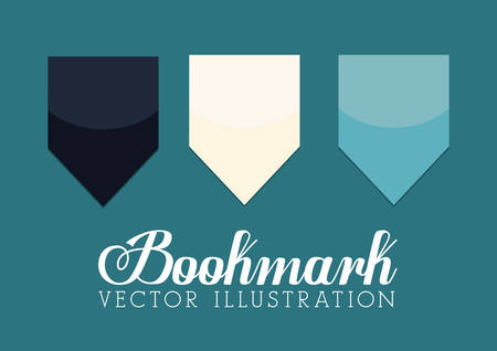 Bookmark icons graphic design, vector illustration eps10のイラスト素材