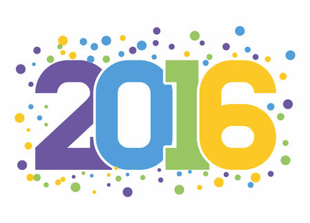 Happy new year graphic design, vector illustration eps10のイラスト素材