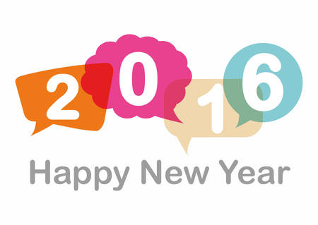 Happy new year graphic design, vector illustration eps10のイラスト素材