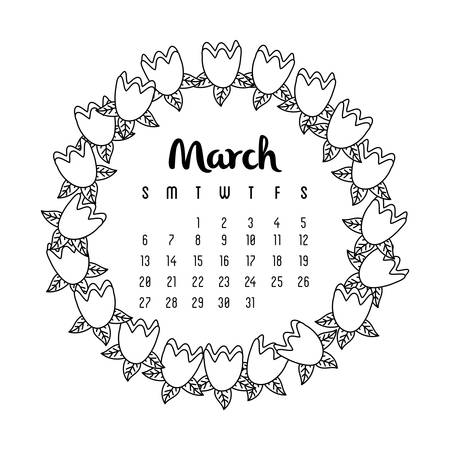 Happy new year floral graphic design, vector illustration eps10のイラスト素材