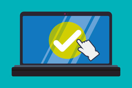 Education online or elearning theme design, vector illustration graphicのイラスト素材